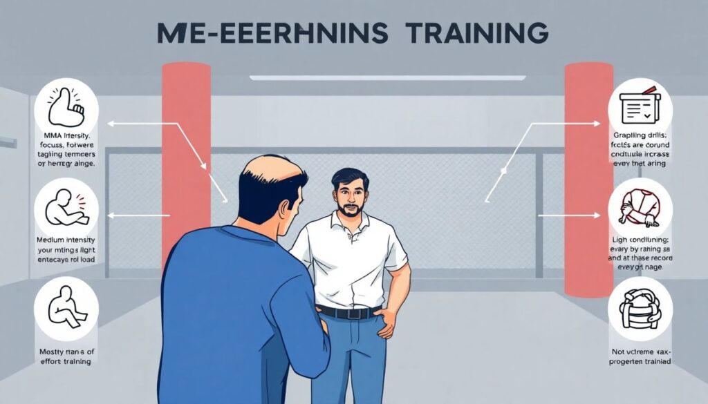 Тренировки как у профи: пример недельного плана подготовки бойца ММА - иллюстрация