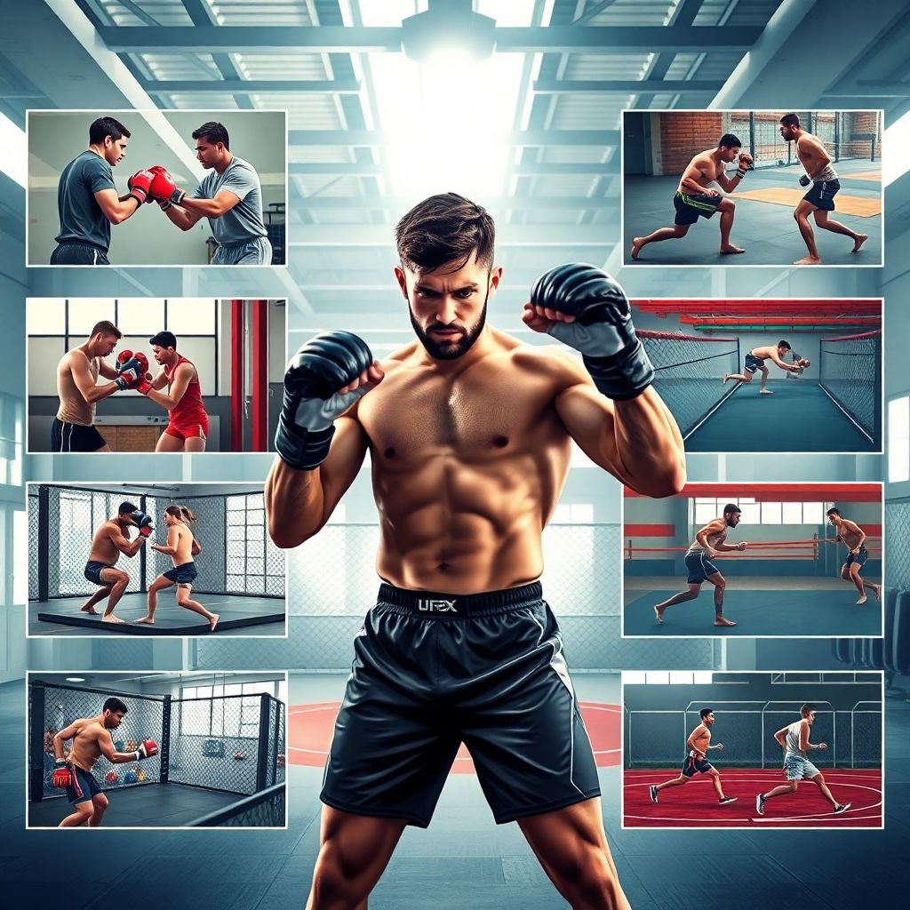 Тренировки как у профи: недельный план подготовки бойца ММА