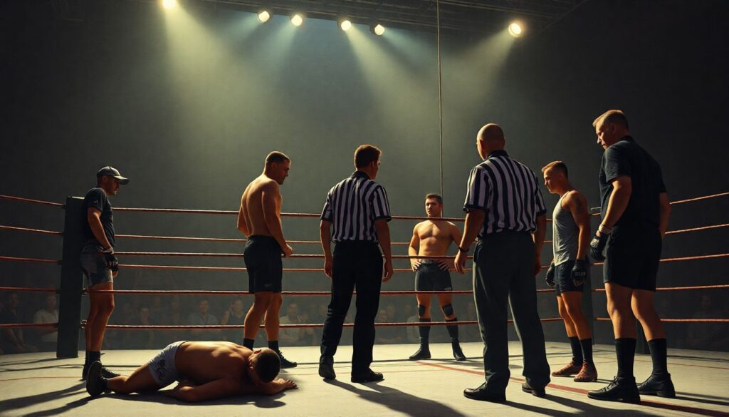 Разбор самых спорных судейских решений в истории ММА и их влияние на правила - иллюстрация