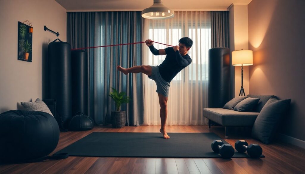 Домашний лагерь: как построить тренировочный план по ММА без большого зала и команды - иллюстрация