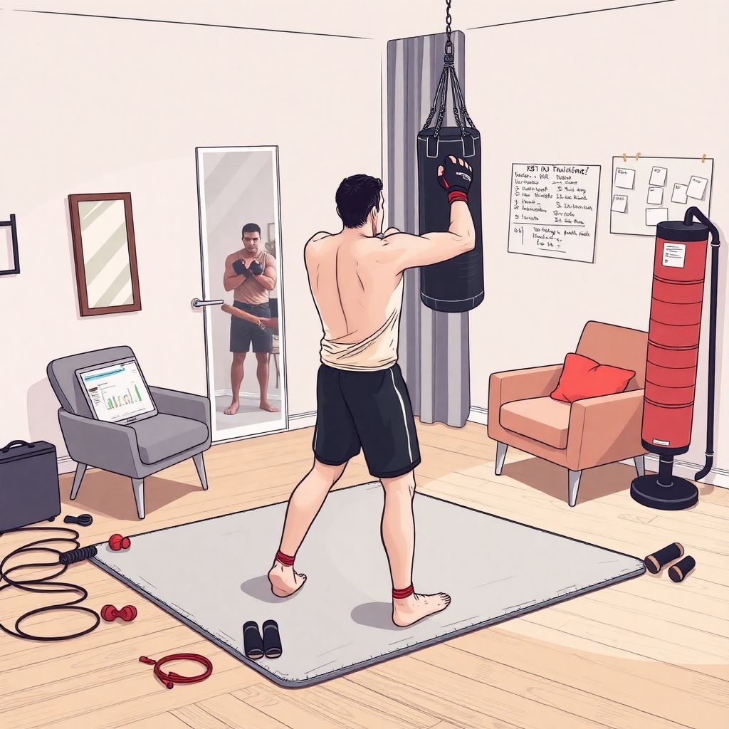 Домашний лагерь по ММА: как построить эффективный тренировочный план одному