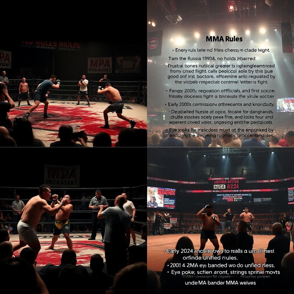 Эволюция правил ММА: путь от драк без правил к строгой системе безопасности