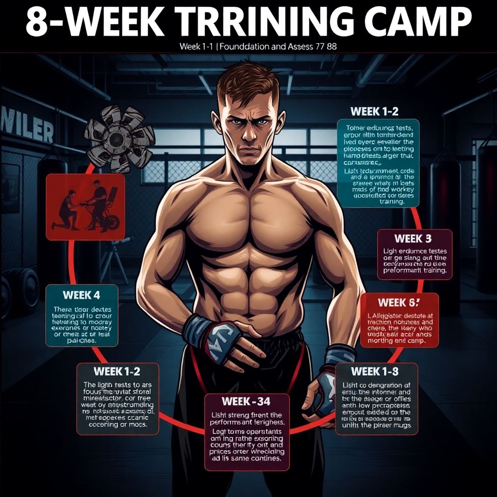Тренировочный лагерь топ-бойца: поэтапный разбор 8-недельной подготовки