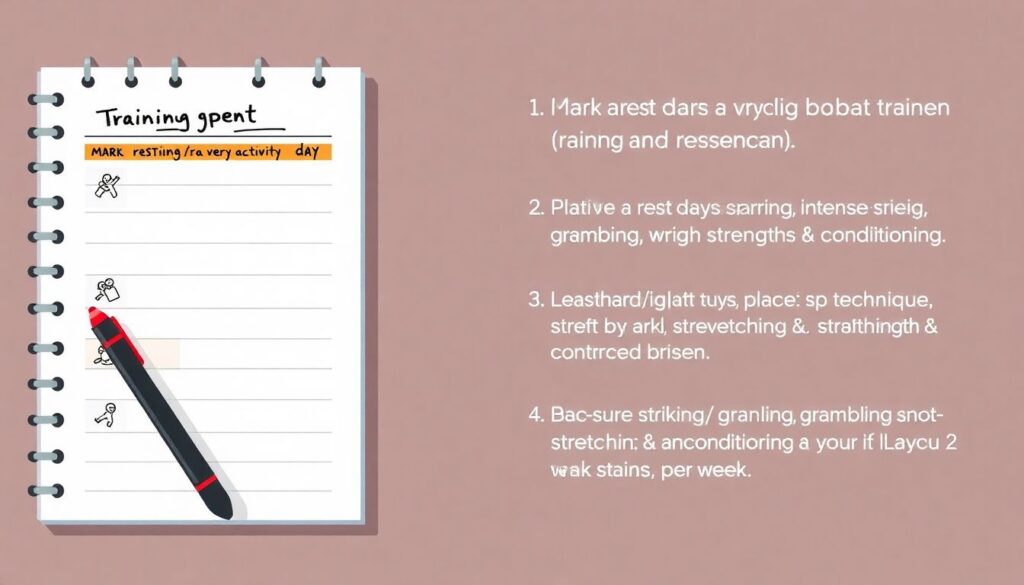 Как строить идеальную тренировочную неделю бойца ММА: баланс борьбы, ударки и ОФП - иллюстрация