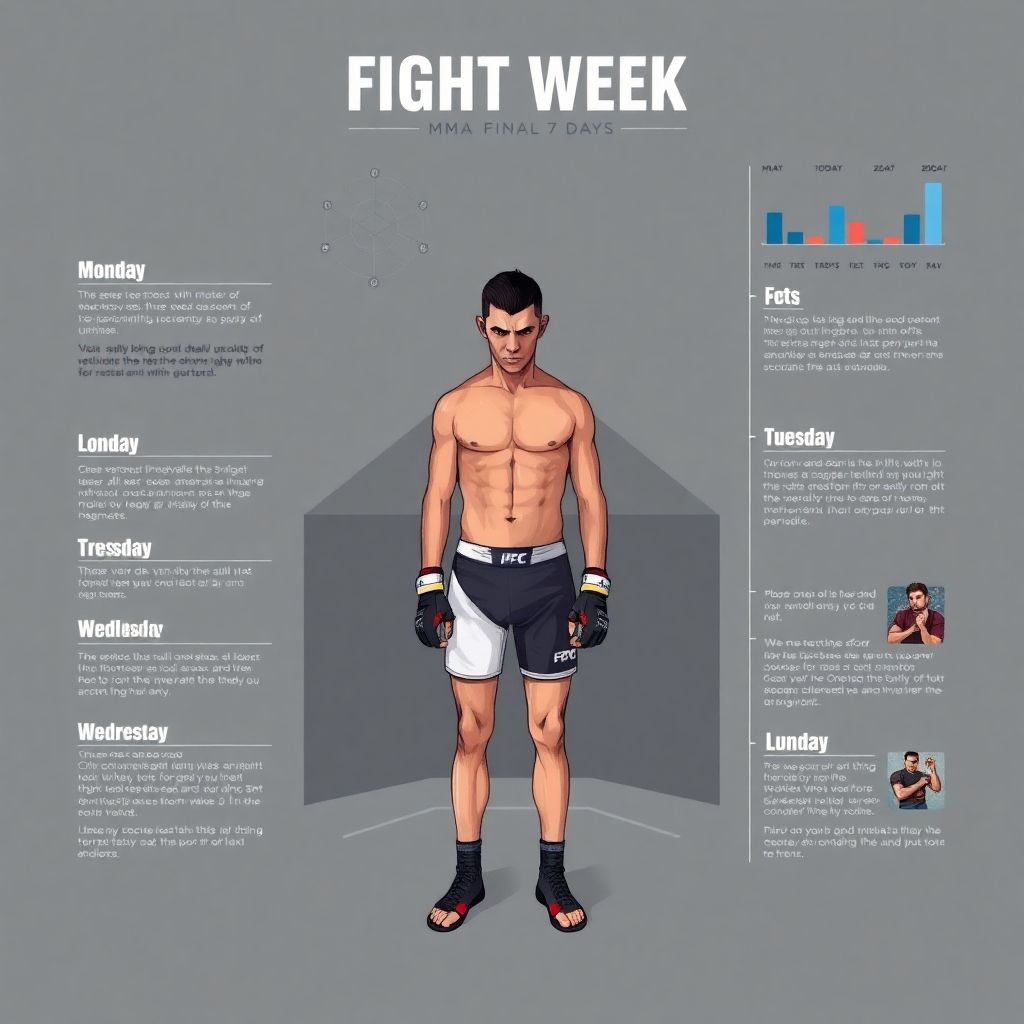 Типичная неделя тренировок бойца перед выходом в октагон