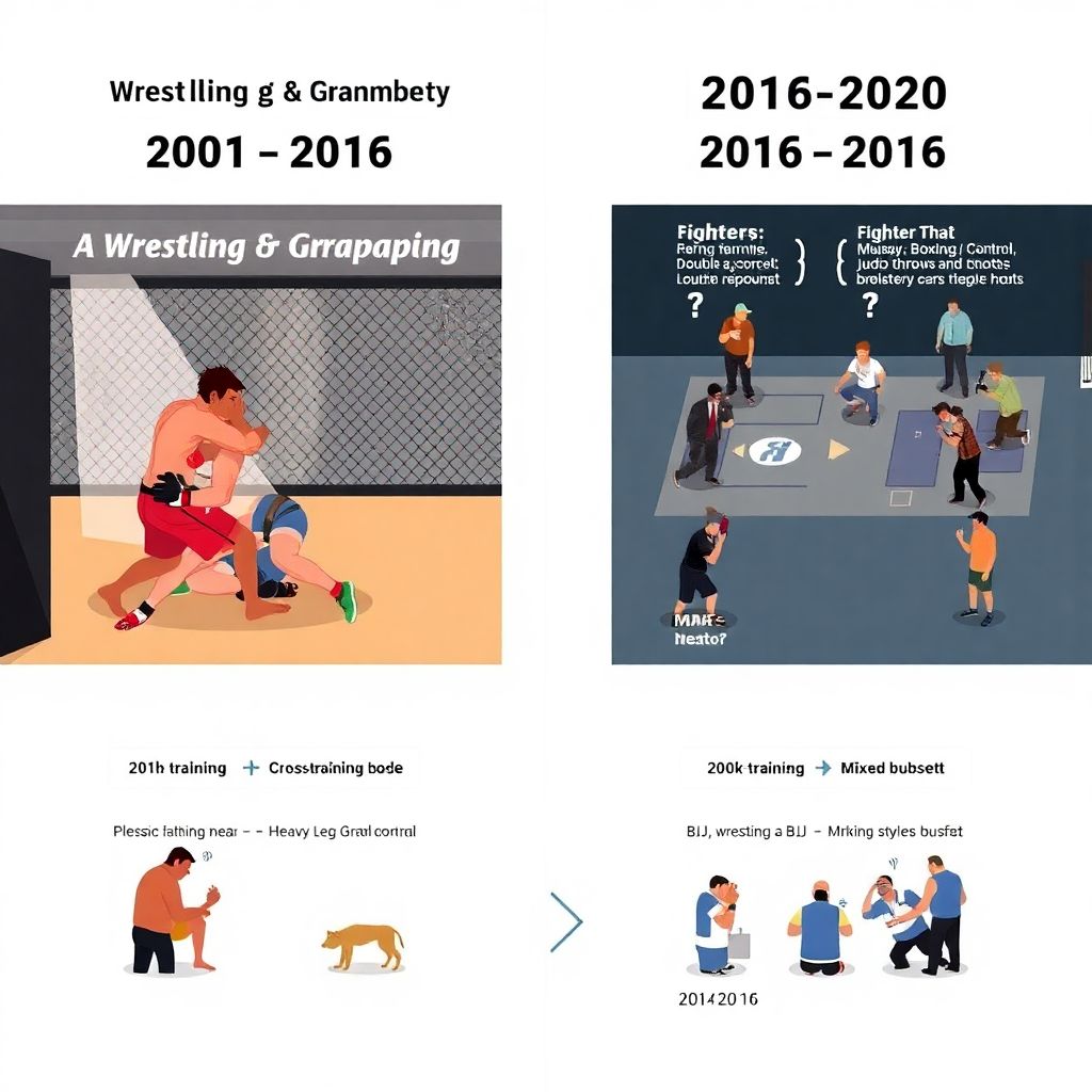 Стиль боёв в ММА за 10 лет: как от грэпплинга пришли к универсальности