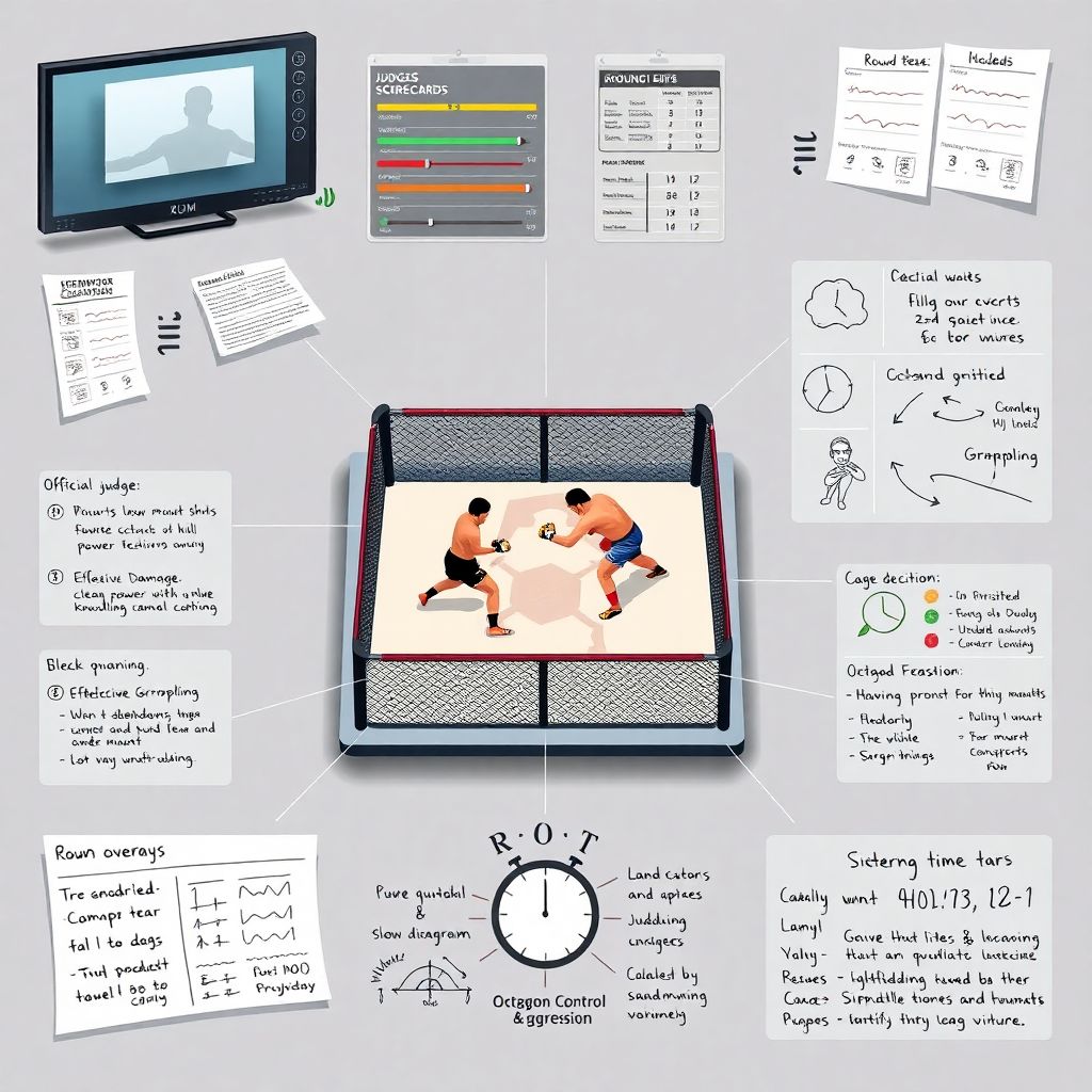 Разбор судейских решений в ММА: как оценивают раунды в профессиональных боях