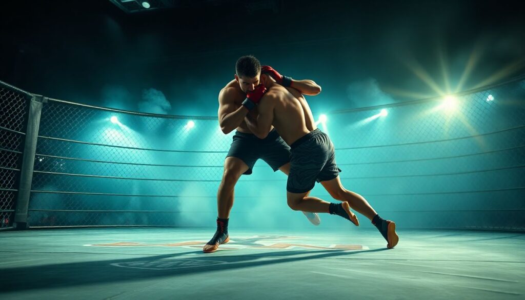 Технико-тактический разбор: как работает прессингующий стиль против контрпанчера в клетке - иллюстрация