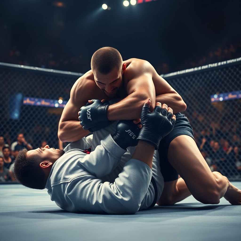 Разбор стиля борца с непобеждаемым джиу-джитсу в клетке ММА