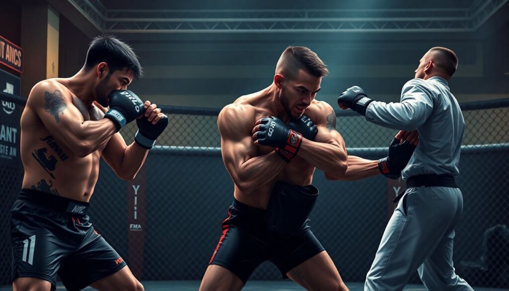 На стыке стилей: как кикбоксеры, борцы и джитсеро адаптируются под «жёсткий» ММА - иллюстрация