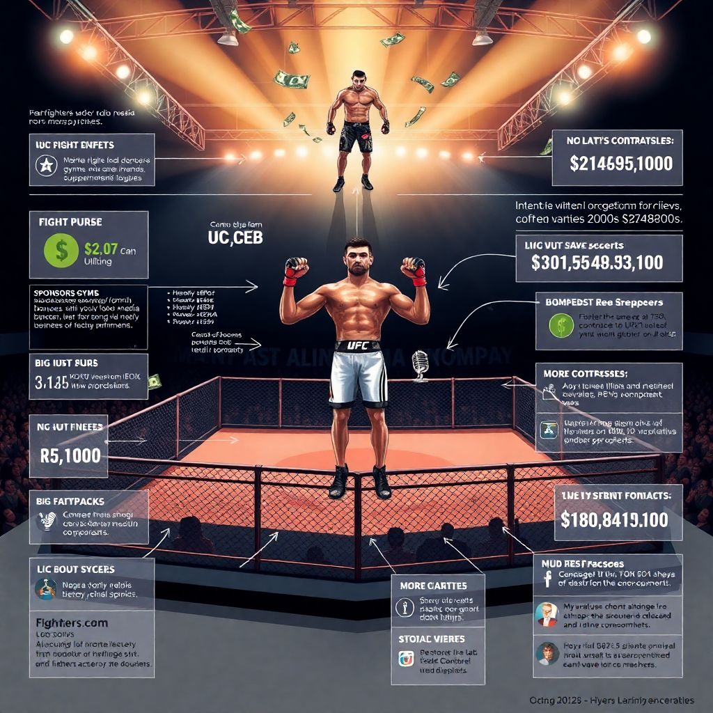 Финансовая сторона ММА: доходы новичков и сколько зарабатывают звезды