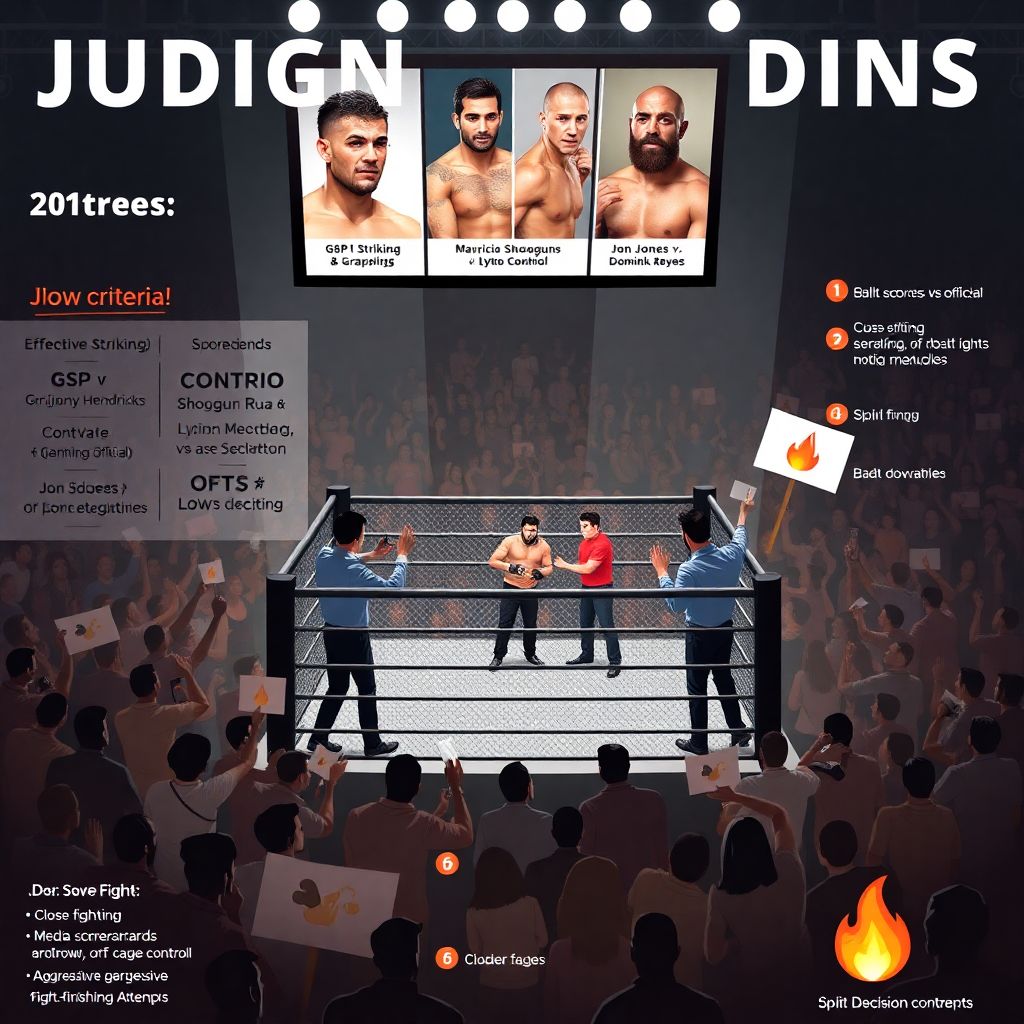 Самые спорные судейские решения в истории ММА и их влияние на карьеры бойцов