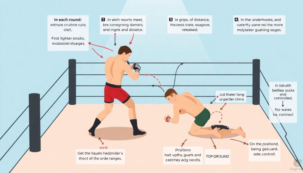 Как правильно смотреть ММА: разбор стоек, клинча, партера и судейских критериев - иллюстрация