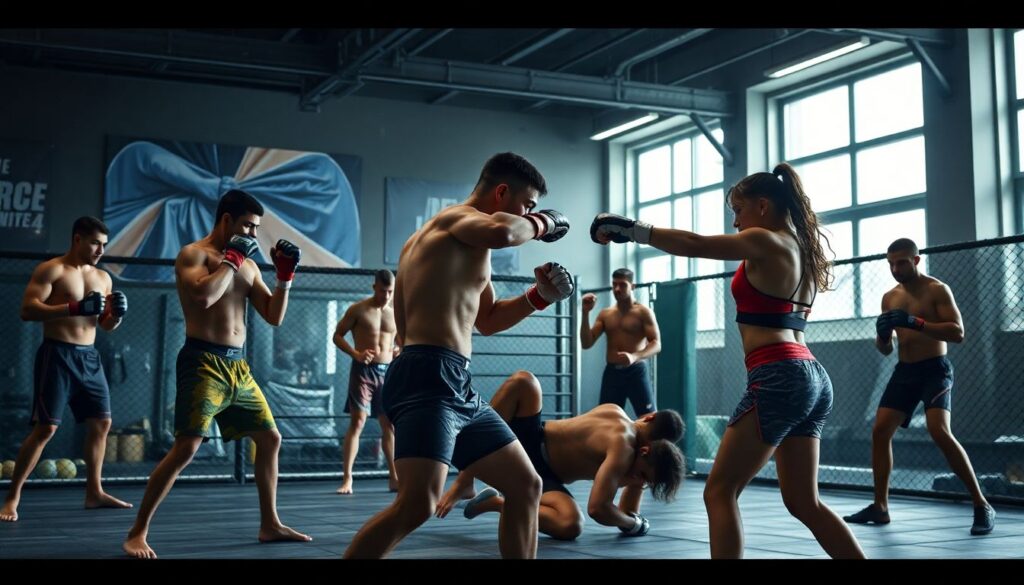 Разбор стилей: как борцы, кикбоксеры и джитсеро адаптируются к ММА - иллюстрация