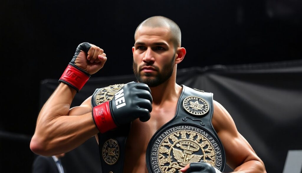 Путь чемпиона: подробная история карьеры легенды ММА от дебюта до пояса - иллюстрация