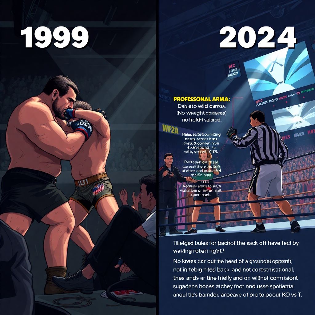 Эволюция правил ММА: от боев без правил к современным регламентам и судейству
