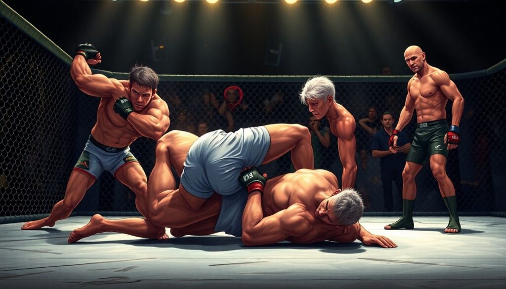 Тренды в технике борьбы в ММА: почему грэпплинг снова решает исход титульных боёв - иллюстрация