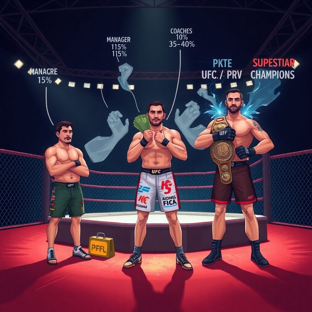 Финансы октагона: как считаются гонорары бойцов в Ufc, Pfl, bellator и региональных лигах