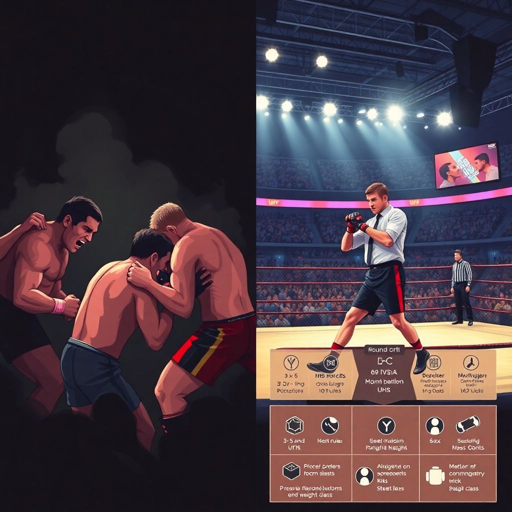 Эволюция правил ММА: путь от боёв без правил до современного глобального шоу