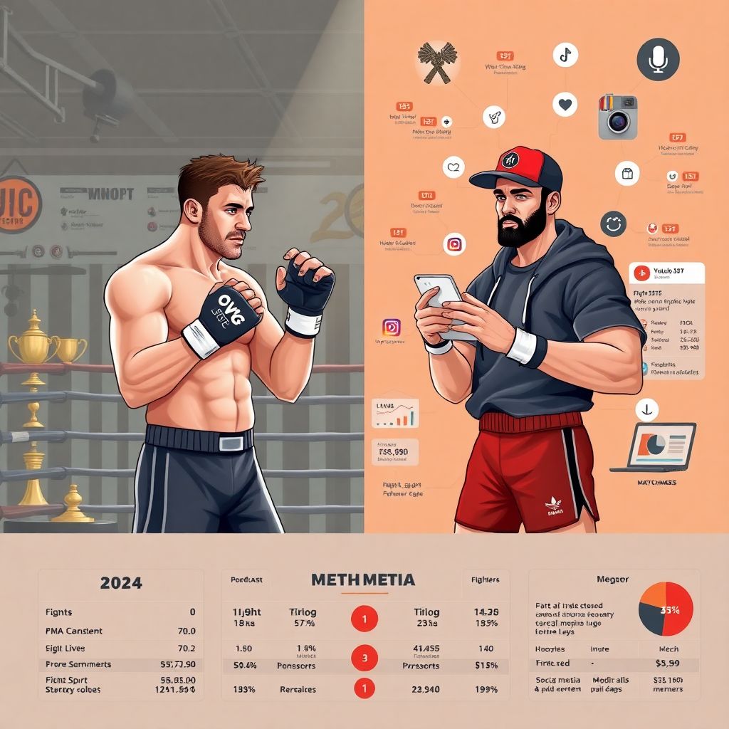 Как социальные сети и медийность влияют на матчи и гонорары бойцов