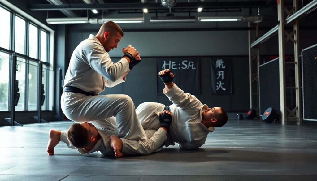 Как бойцы ММА адаптируют методики из бокса, борьбы и BJJ в единую систему тренировок - иллюстрация