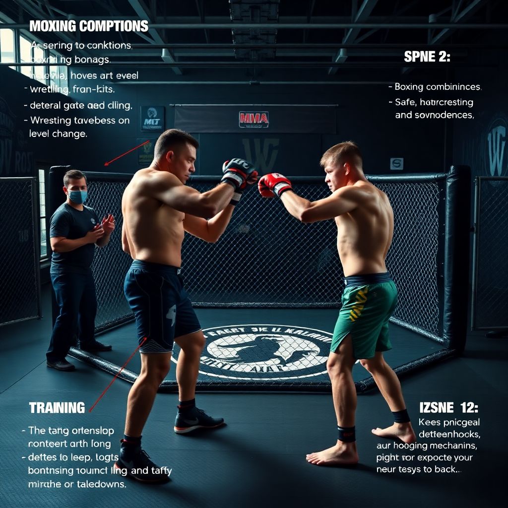 Как бойцы ММА совмещают методики бокса, борьбы и Bjj в единую систему тренировок