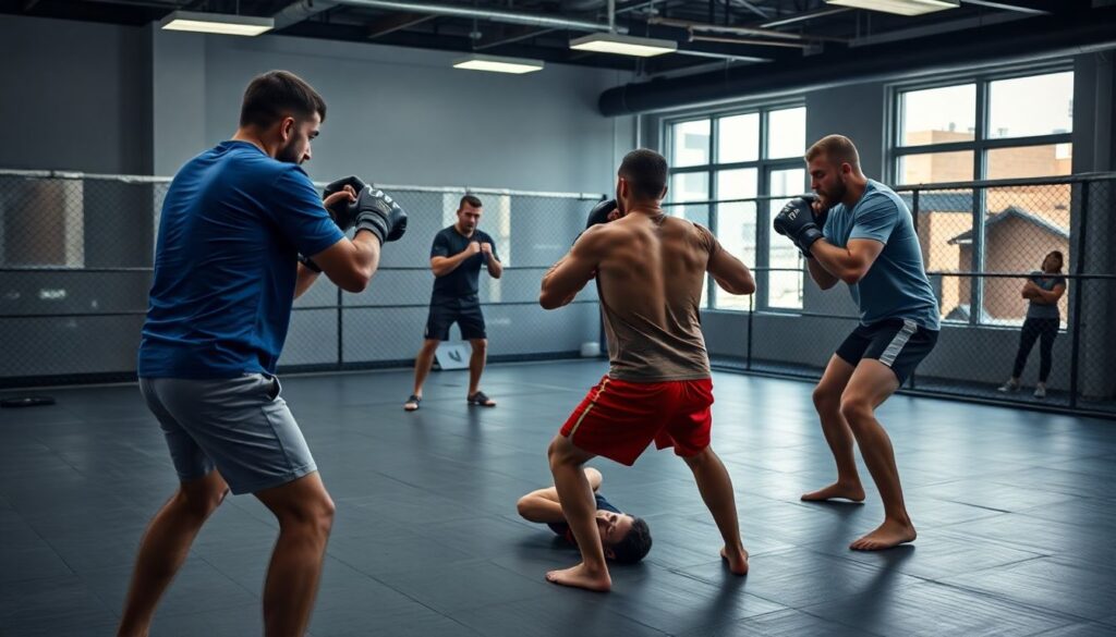 Тренировки как у профи: разбор недельного цикла подготовки бойца ММА для любителей и полупрофи - иллюстрация