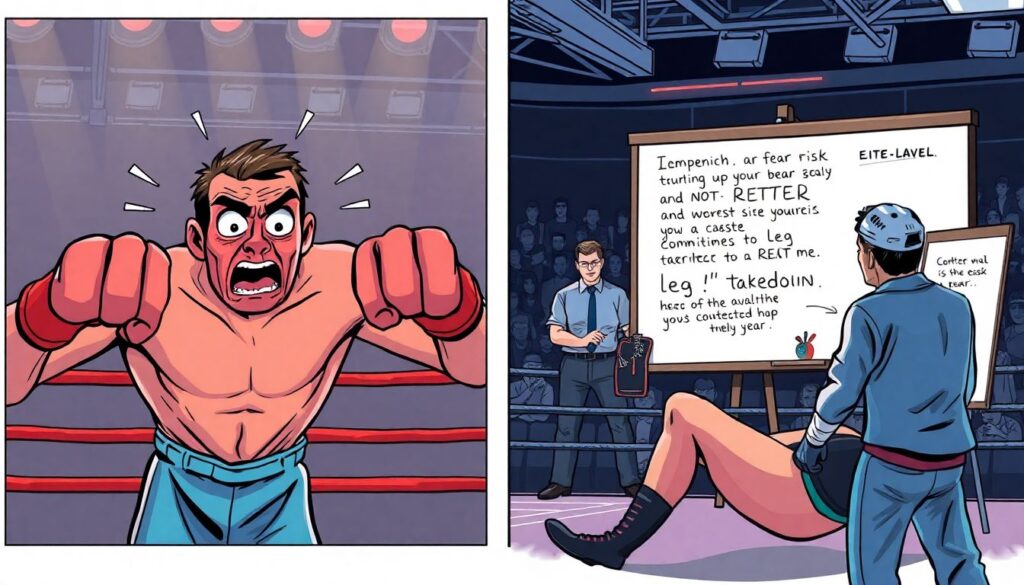 Тактика противостояния ударника и борца: кейсы из легендарных боёв - иллюстрация