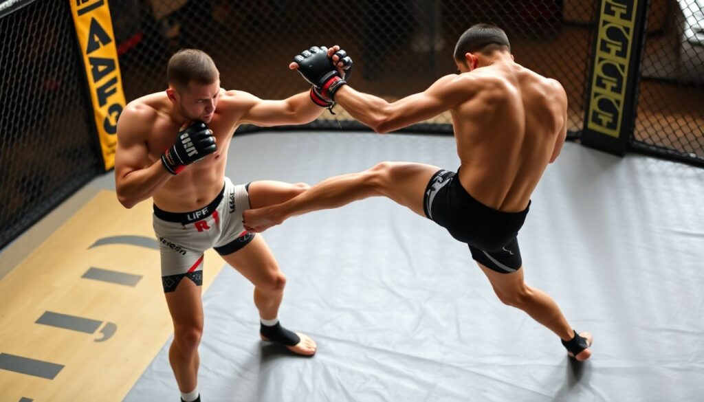 Аналитика стилей: страйкер против борца в современном ММА - кто в преимуществе и почему - иллюстрация