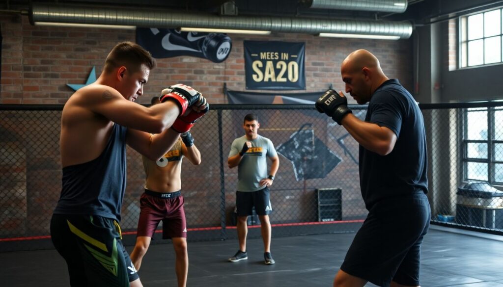 Подготовка к бою: как профессионалы комбинируют борьбу, ударку и функционал - иллюстрация